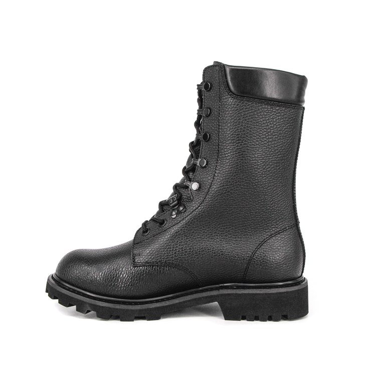 Police tactical searcher full leather boots 6207