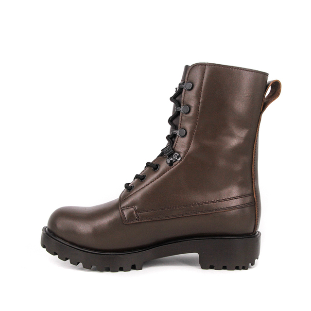 چکمه های چرمی نظامی آموزش عایق قهوه ای 6246