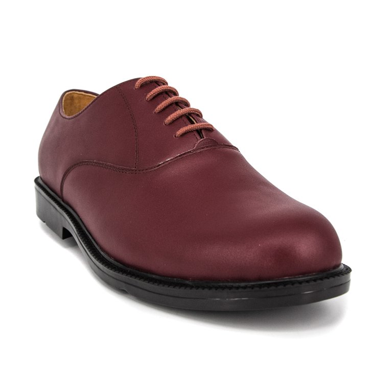 Red brown men formal leather office shoe for sale 1244