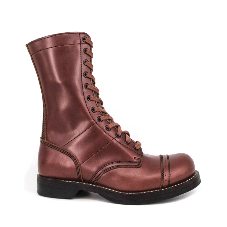 Kırmızı Kahverengi Erkek Taktik Deri Bot 6213