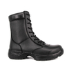 Μακριές αδιάβροχες δερμάτινες μπότες τακτικής με φερμουάρ 6216