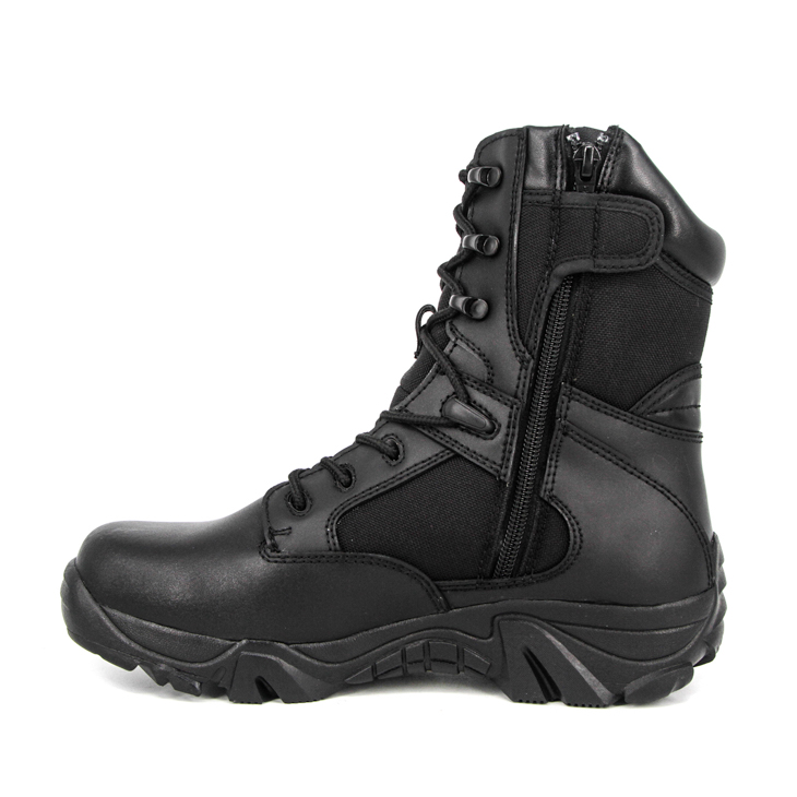 High gloss Korean motorcycle police military tactical boots 4261 from