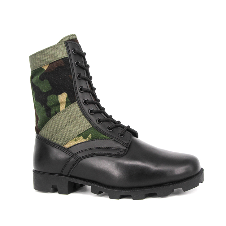 Waterproof camouflage police jungle boots 5201 from China Manufacturer
