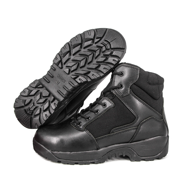 รองเท้าบูทหุ้มข้อ Classic Tactical สีดำ 4119