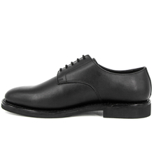 Comfortable black leather office shoes 1207