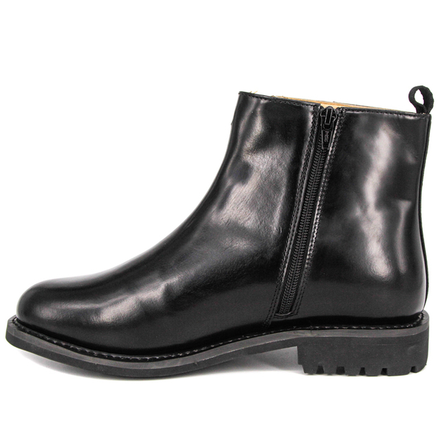 Tyskland zip milit&aelig;r chelsea st&oslash;vler ankel kontorsko 1286