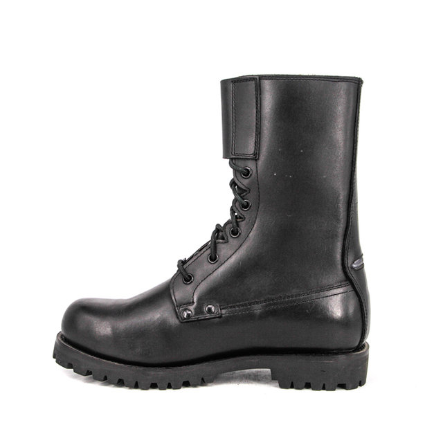 چکمه‌های کامل چرمی نظامی فرانسه با کیفیت عالی و راحت 6269