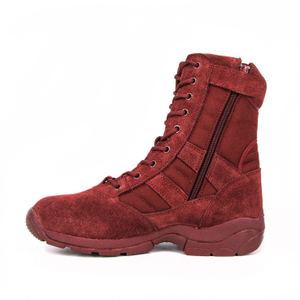 Zipper red men desert boots 7264