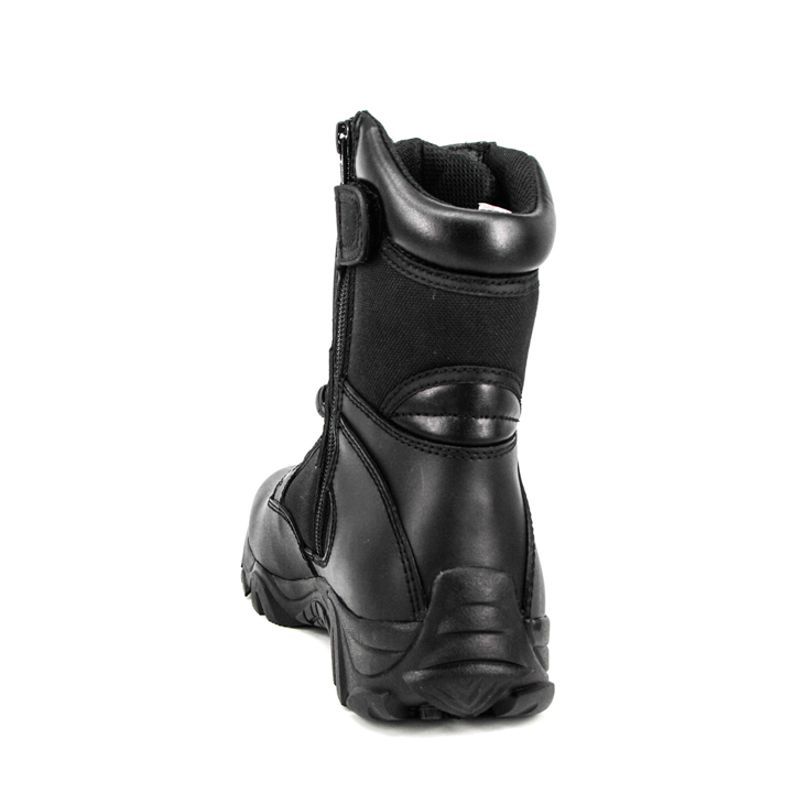 High gloss Korean motorcycle police military tactical boots 4261 