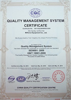 ISO-Zertifikat