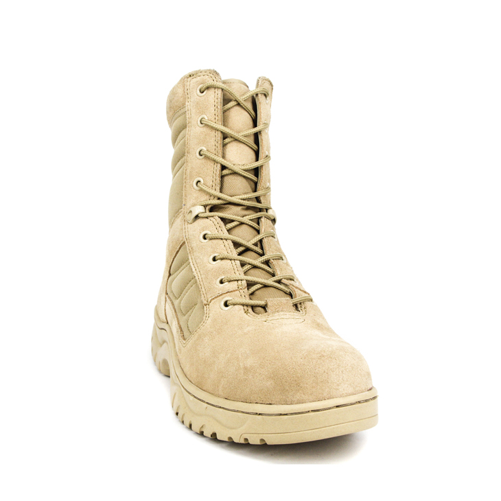 Leather British army desert boot for summer 7213
