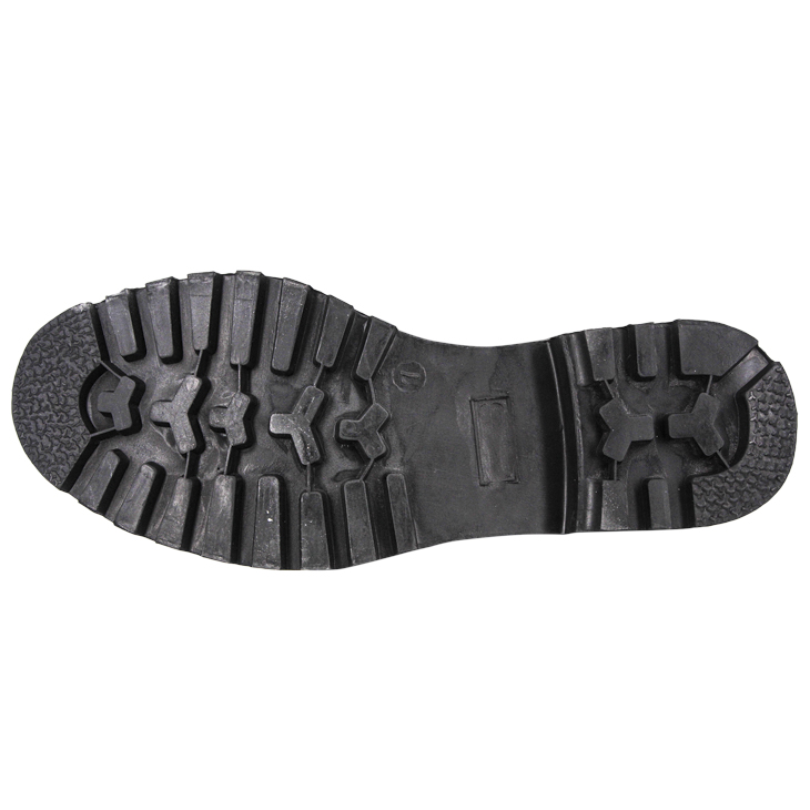 काले पुरुषों के कार्यालय सैन्य चमड़े के जूते 6120