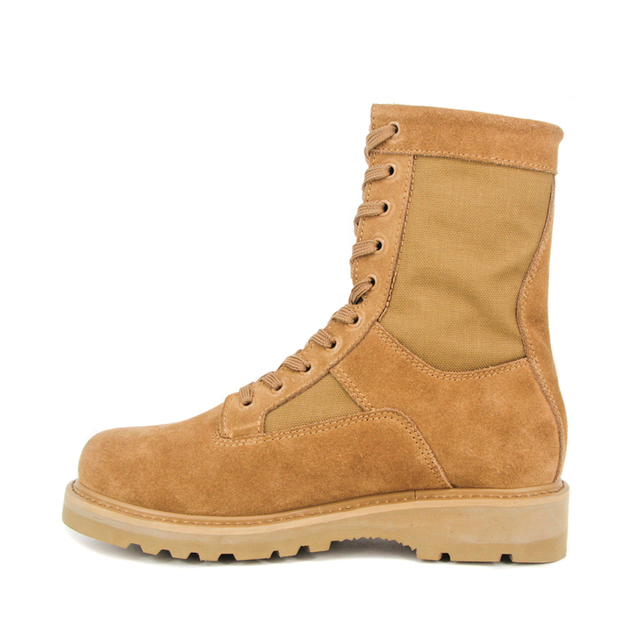Kasut padang pasir kulit tentera lelaki coklat 7270