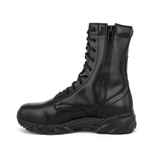 Durable military black tactical full leather boots 6235 