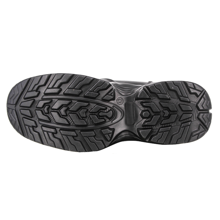 Μακριές αδιάβροχες δερμάτινες μπότες τακτικής με φερμουάρ 6216