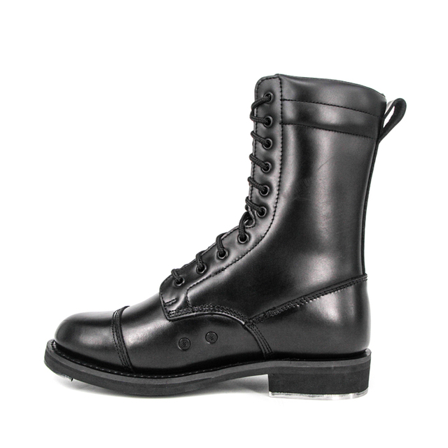 Britse Ritueel Duursame Top Graan Vol Leer Boots Military