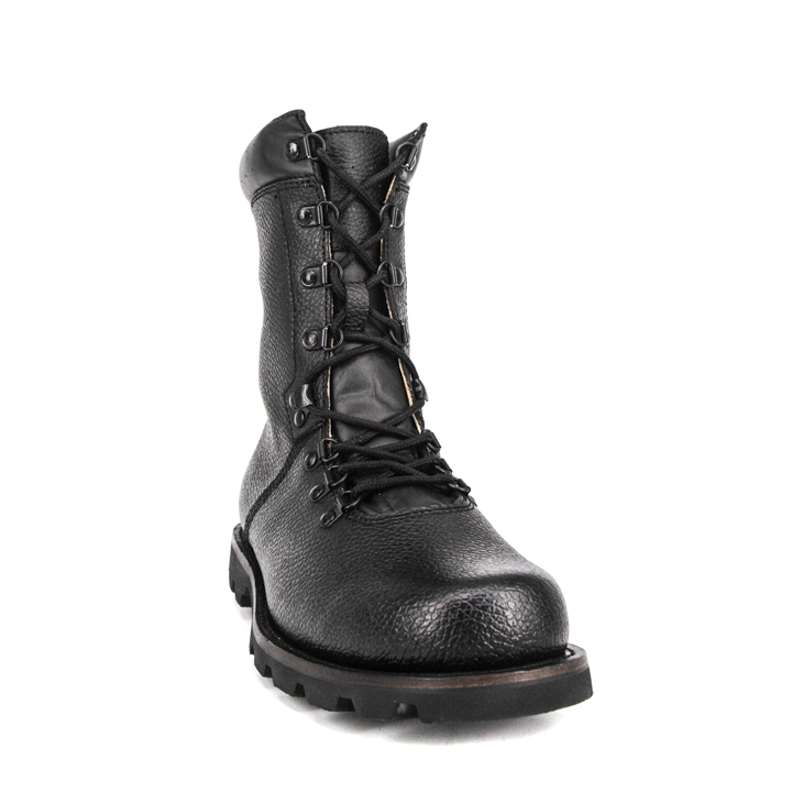 Patrol embossed Germany military leather boots 6283