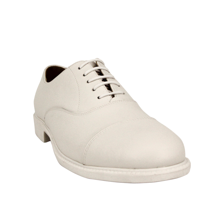 Fashionable white shiny quality work office shoes 1219 