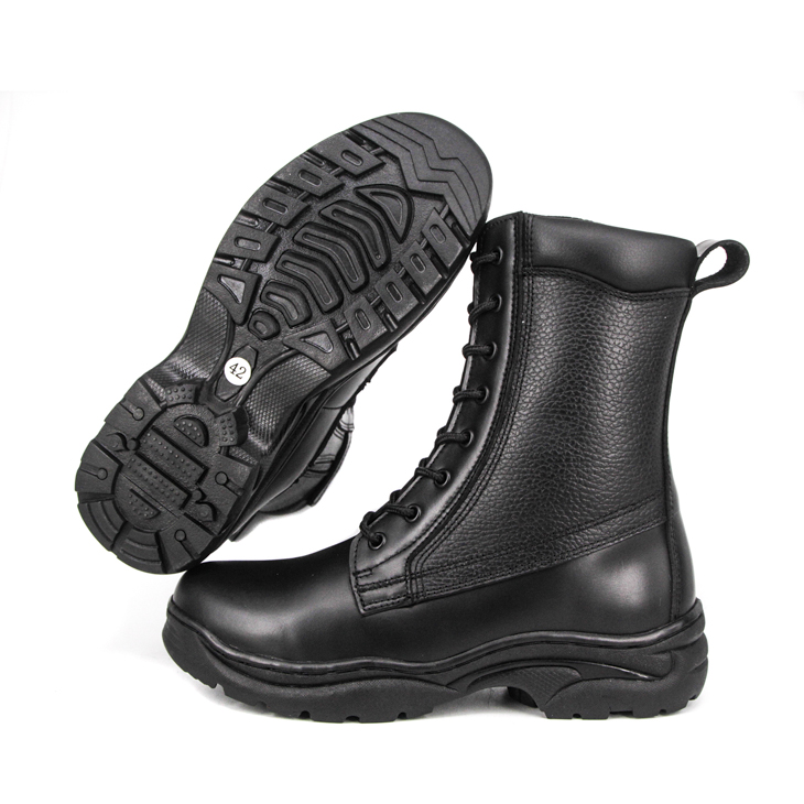 Malaysia ritual waterproof military full leather boots 6296 from China