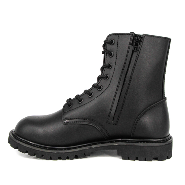 Alemanha senhoras com z&iacute;per escrit&oacute;rio militar botas de couro completo 6285