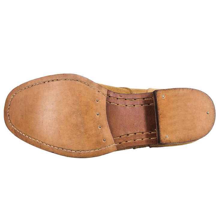 Khaki vysoce kvalitn&iacute; vojensk&eacute; kožen&eacute; boty chukka 6289