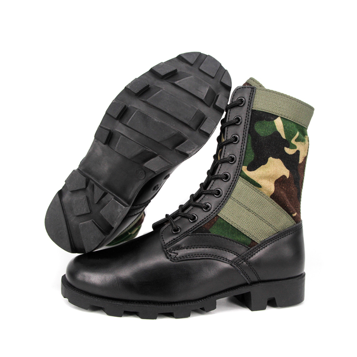 Waterproof camouflage police jungle boots 5201 from China Manufacturer