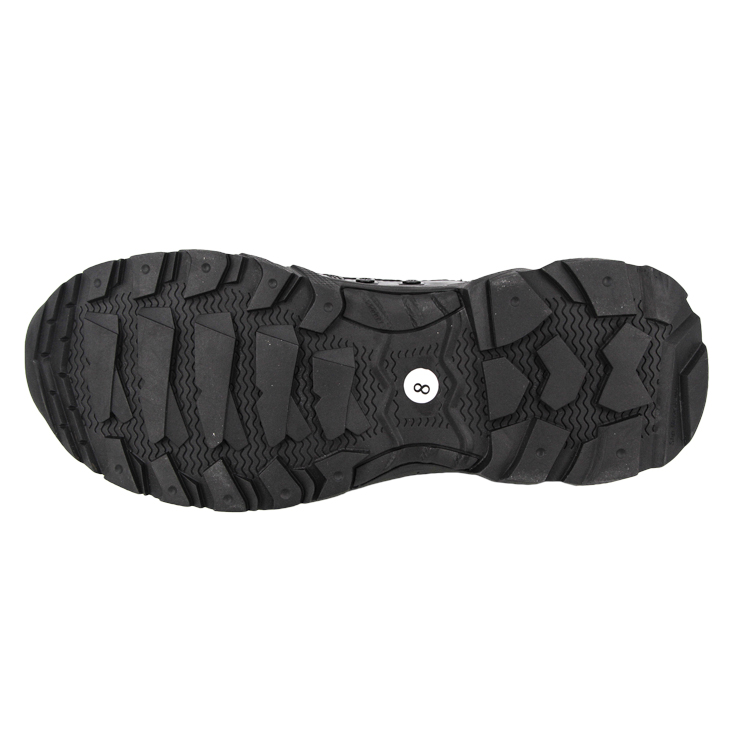 Viatu vya busara vya mpira mweusi pekee 4237