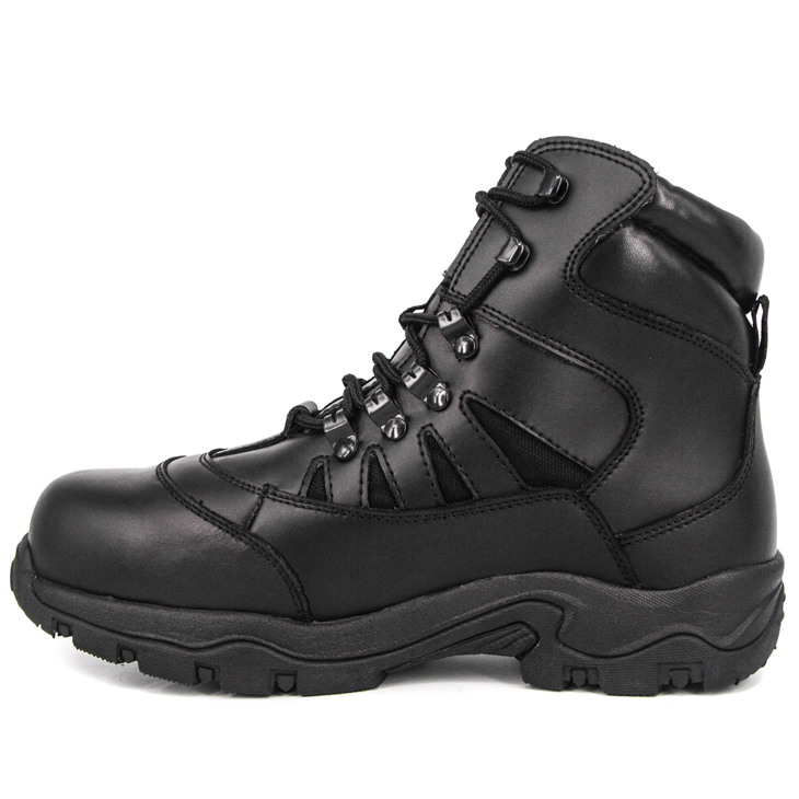 Black youth ankle military tactical boots 4104