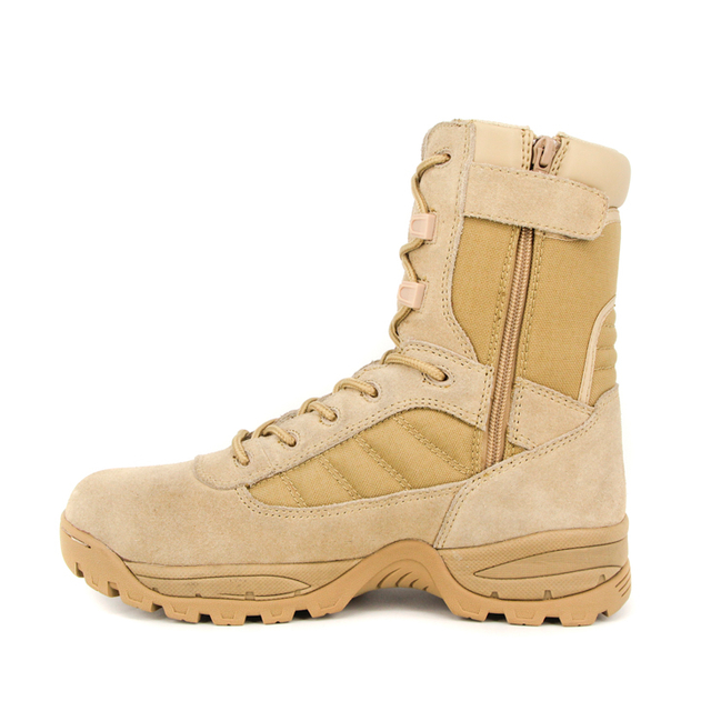 Botas t&aacute;ticas de couro para deserto para viagens 7215