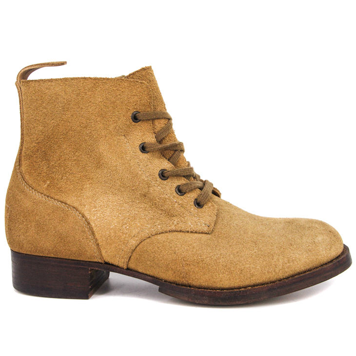 Khaki vysoce kvalitn&iacute; vojensk&eacute; kožen&eacute; boty chukka 6289