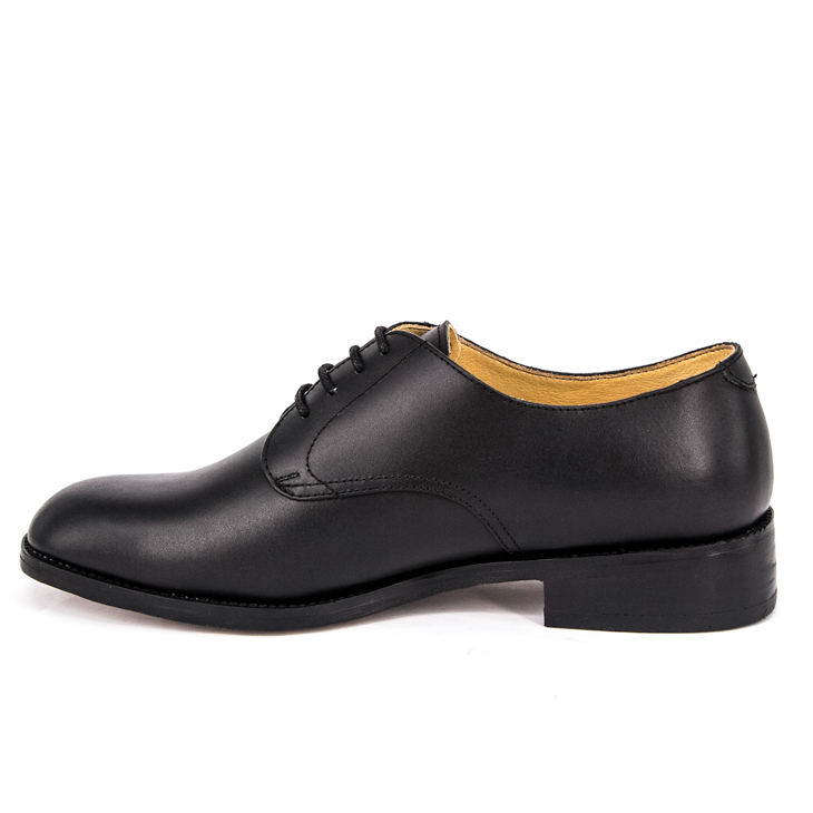 Black leather waterproof office shoes for men 1211
