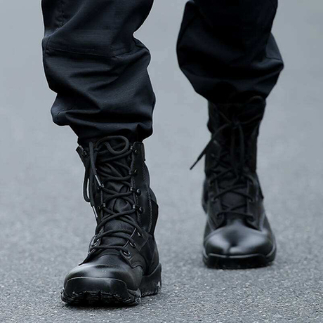 Can't afford brand-name military boot, you can wear the same style in milforce.jpg