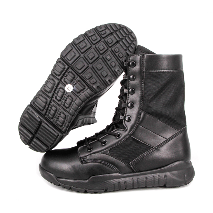  ຕຳຫລວດເຄັນຢາ zipper hiking jungle boots 5241