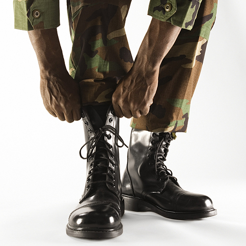 سبک بازار آمریکا Ⅴ – چکمه های چرمی رزمی